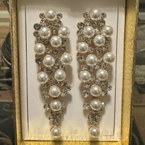 Christian Siriano Jewelry Christian Siriano Faux Pearl And Diamond